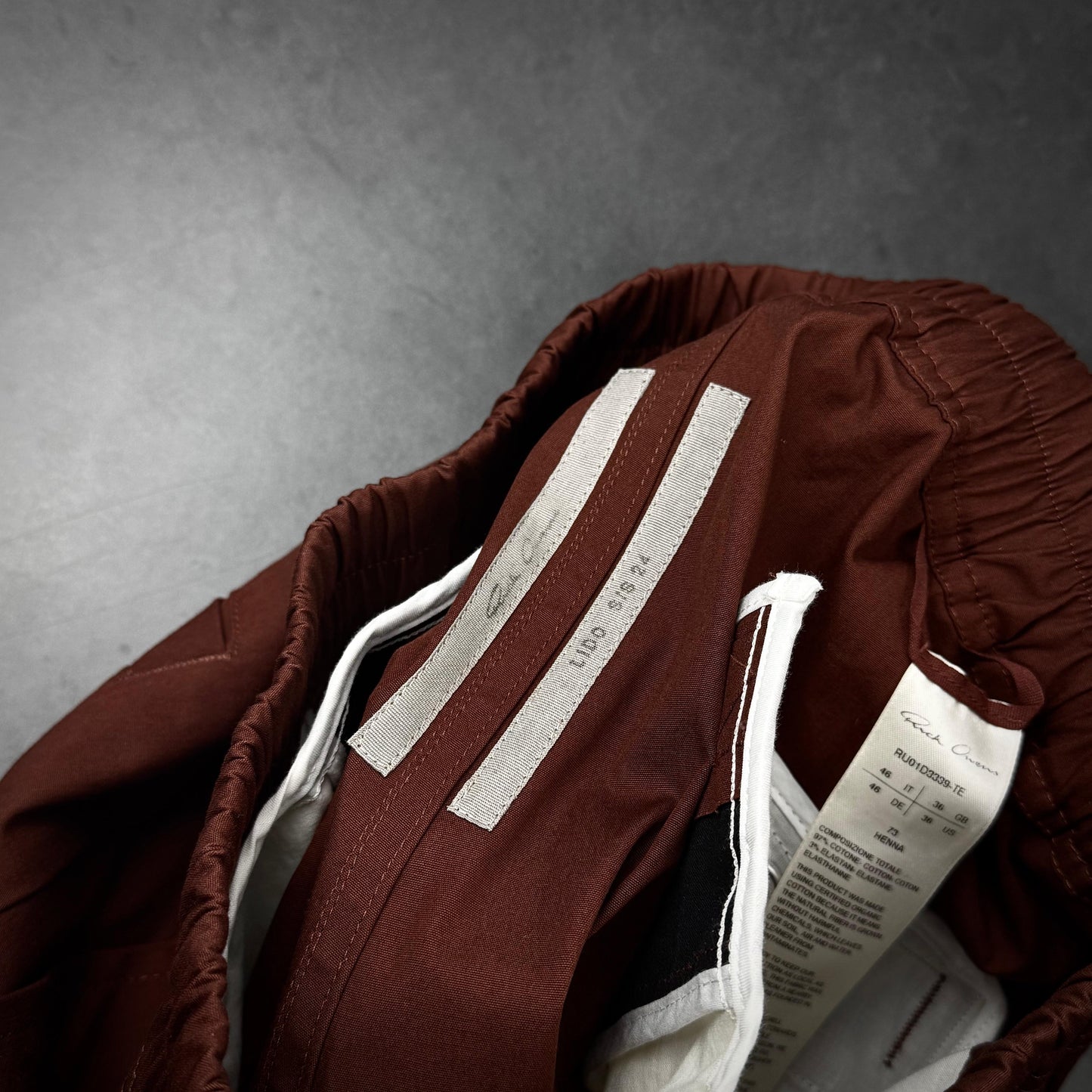 Rick owens red LIDO cargo bela