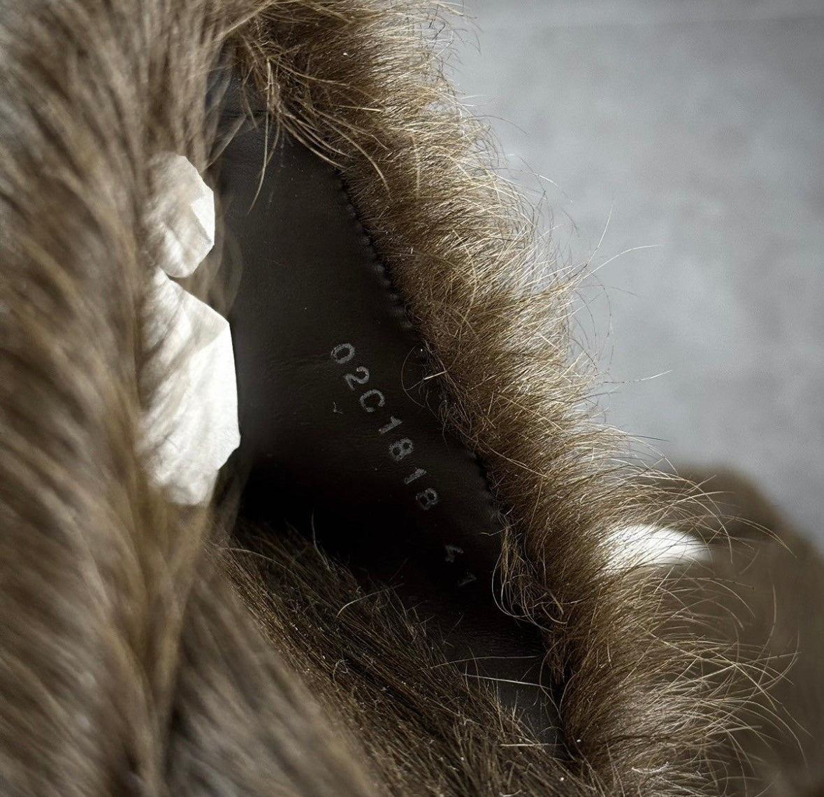 Rick owens „ponyhair“ slides