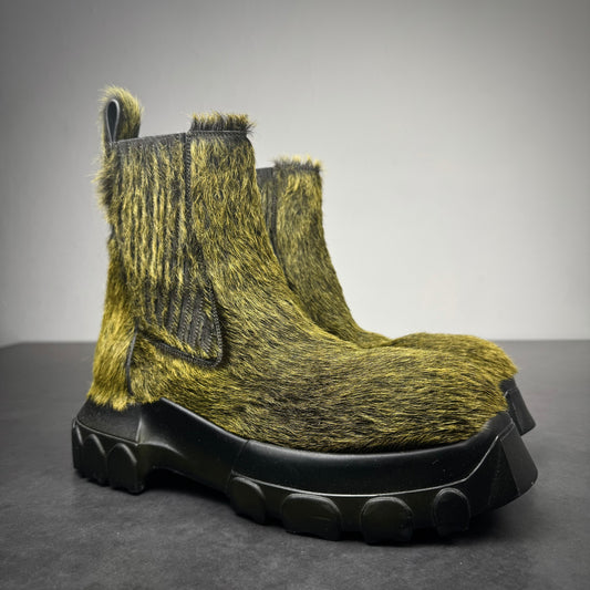 Rick Owens SAMPLE „Grinch“ Beatle Bozo Tractor Boots