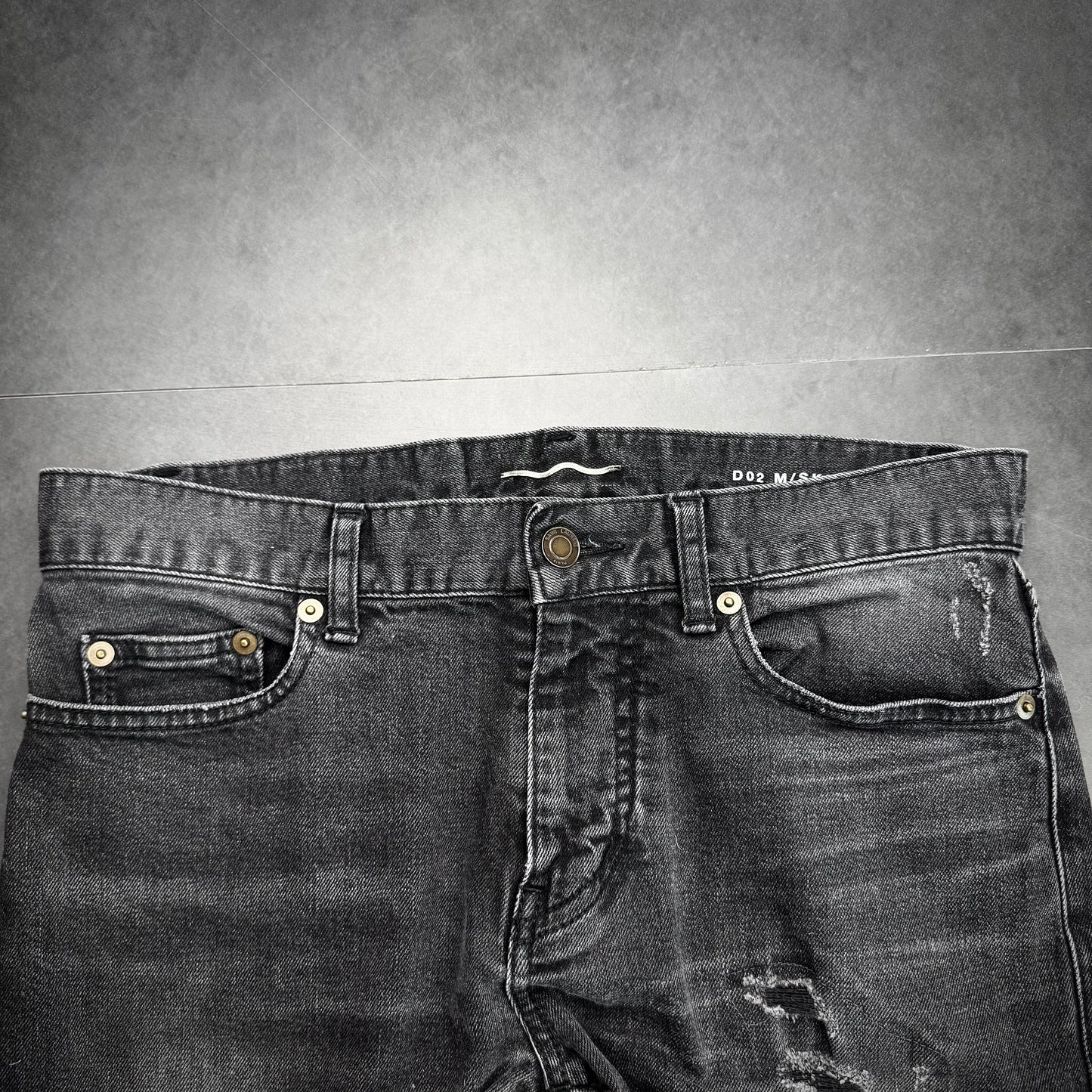 Saint Laurent 2016 Crash denim