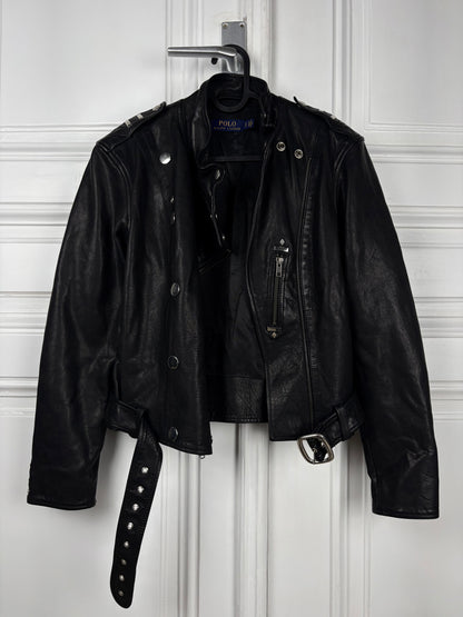 Ralph Lauren Sample Leather Napoleon Jacket