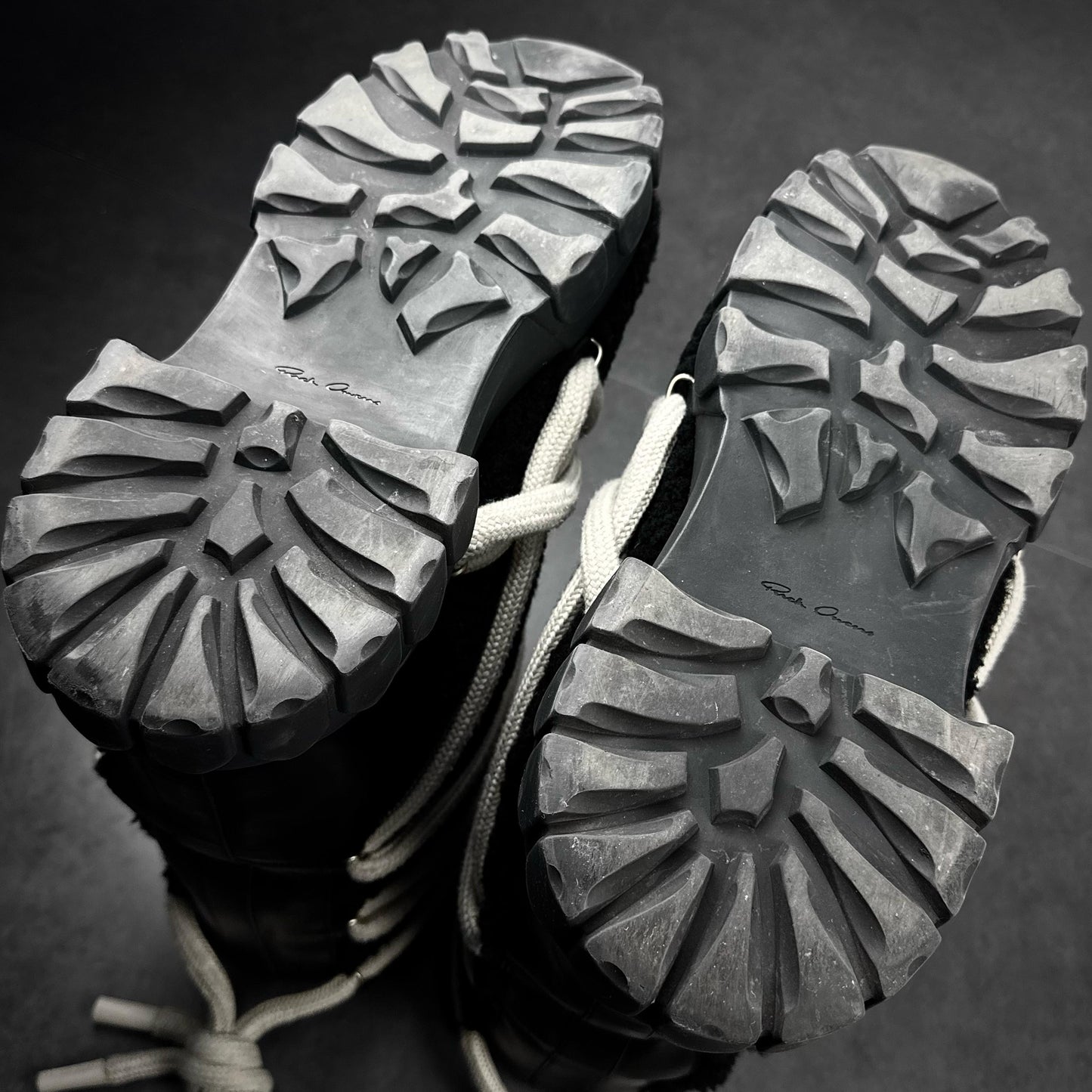 Rick owens „sherling“ lunar boots F/W22 STROBE