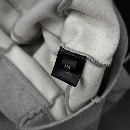 Vetements cropped split hoodie