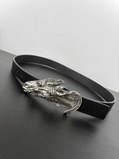 Gucci Double Horse Belt