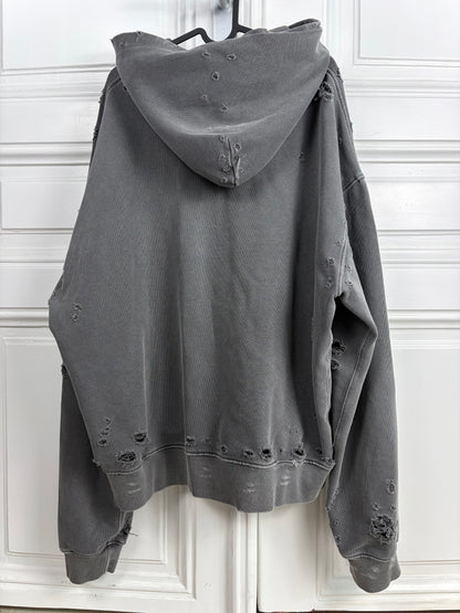 HTC Heavy Distressed Shield Hoodie