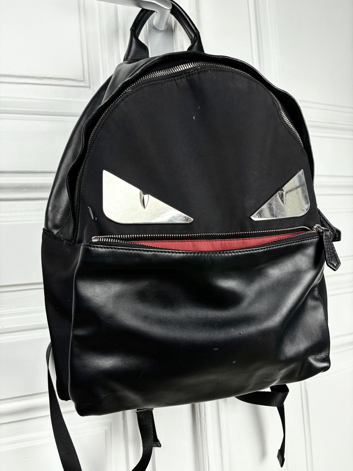 Fendi Silver Eye Monster Backpack