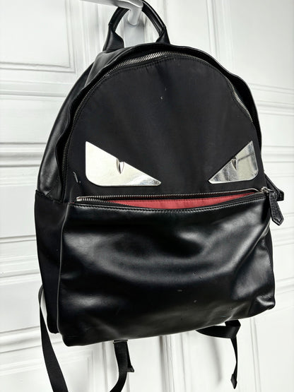 Fendi Silver Eye Monster Backpack