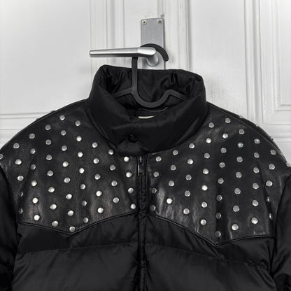 Saint Laurent FW2014 Studded Puffer Jacket