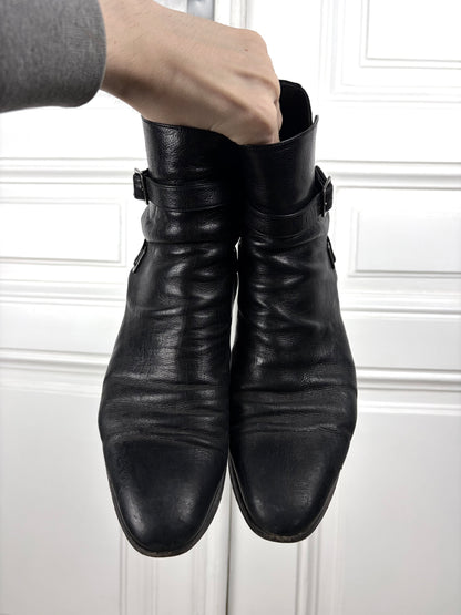 Saint Laurent Buckle Boots