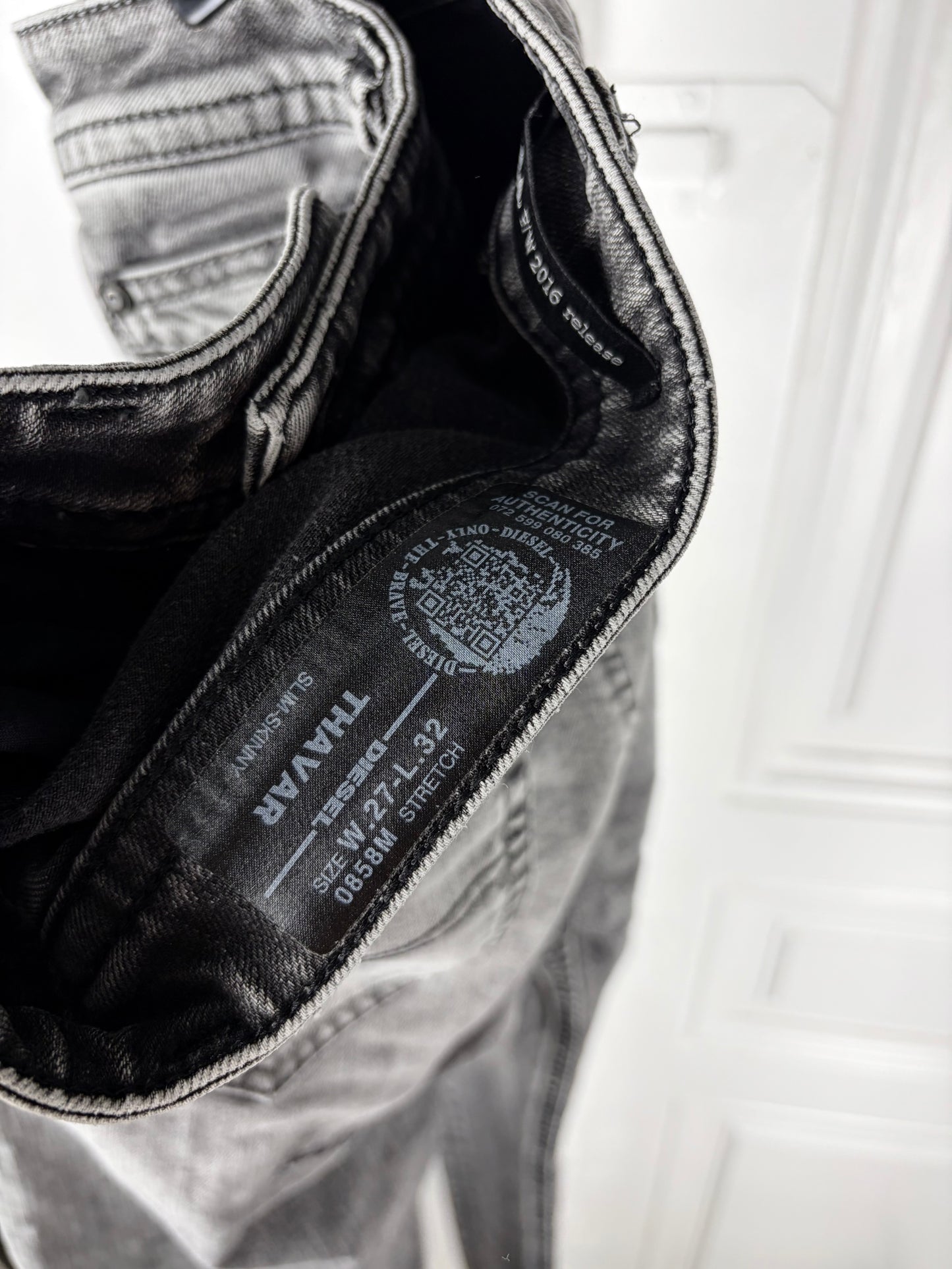 Diesel FW2016 Distressed Denim