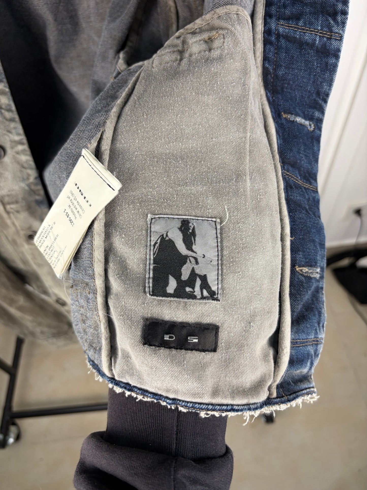 Rick Owens Olmar&Mirta Delft Denim Jacket