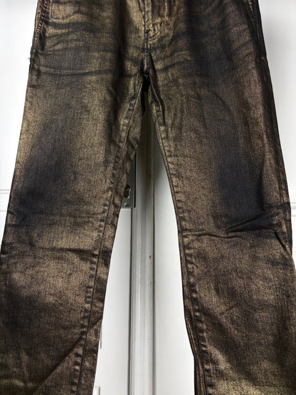 Saint Laurent 2017 Gold Coated Denim