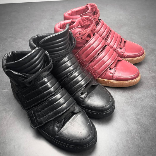 Dsquared red strap sneakers