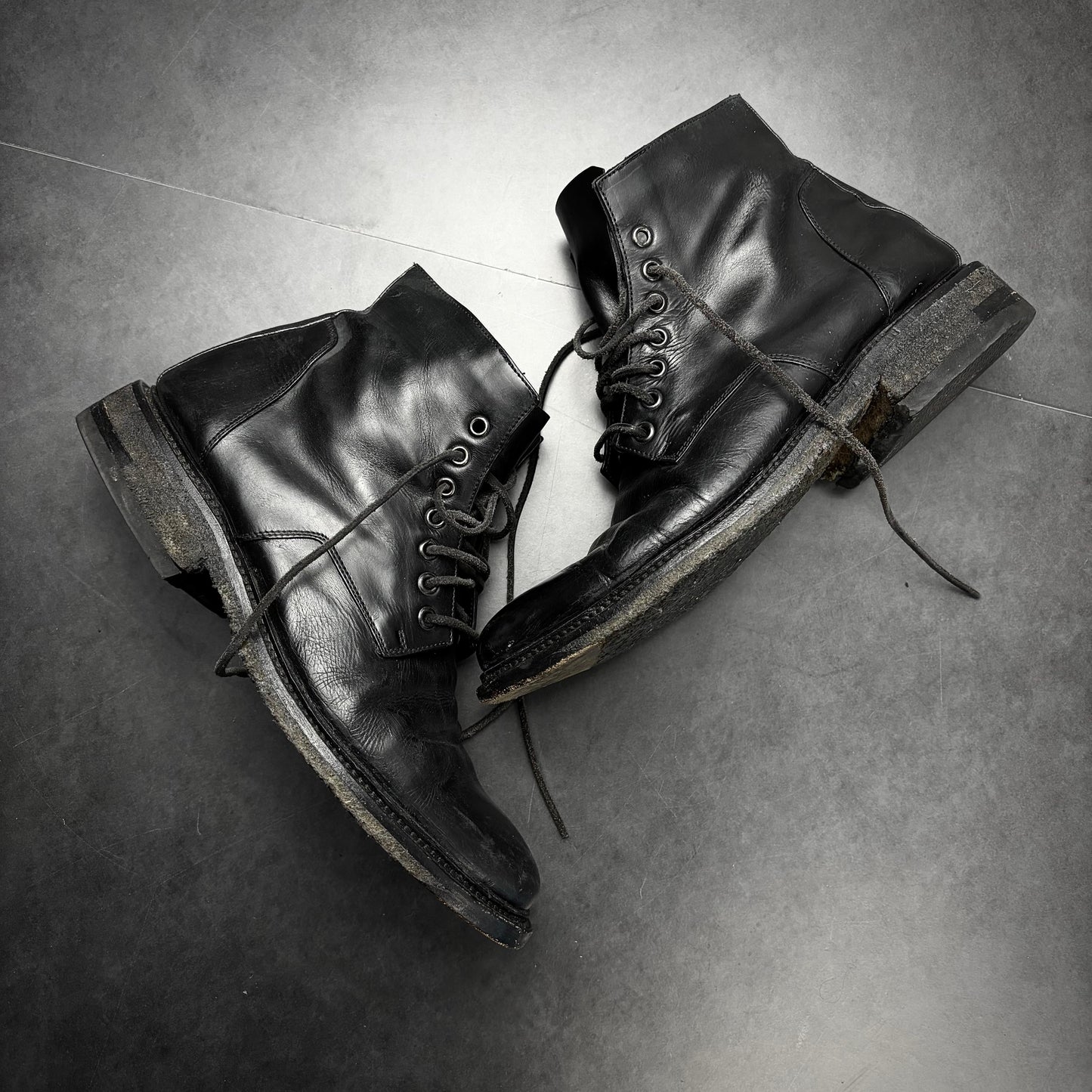 Rick owens lego sole boots