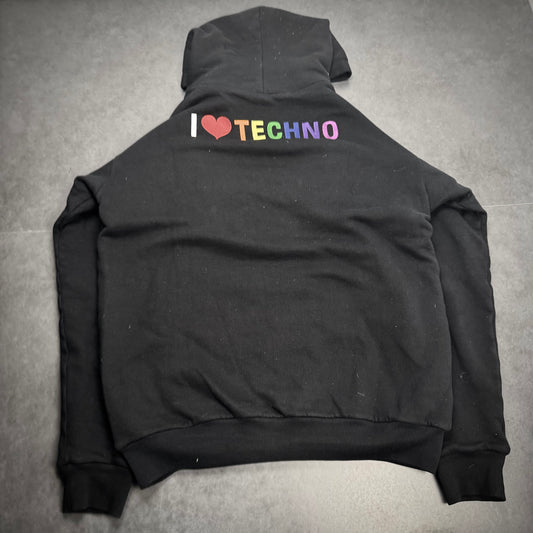 Balenciaga „I <3 Techno“ Hoodie