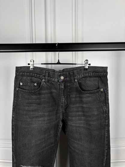 Saint Laurent D02 Distressed Denim