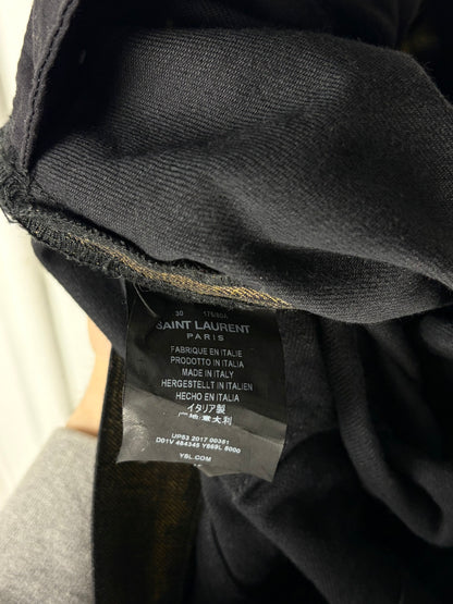 Saint Laurent 2017 Gold Coated Denim