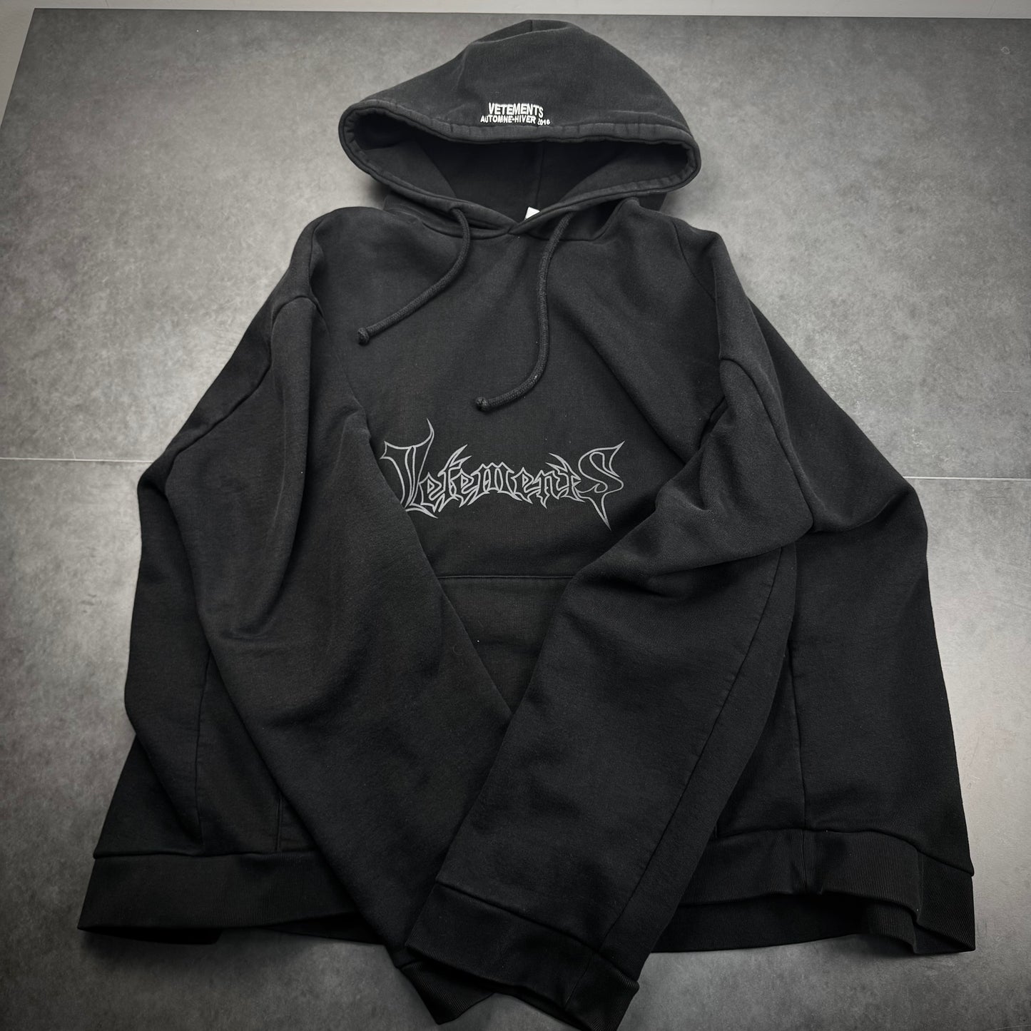 Vetements „OG Metal“ Hoodie A/W15