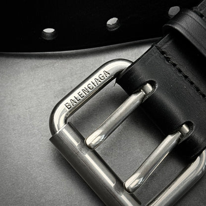 Balenciaga Double Prong Chunky Belt