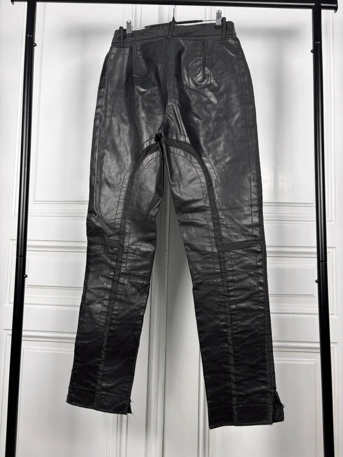 Dirk Bikkembergs leather pants