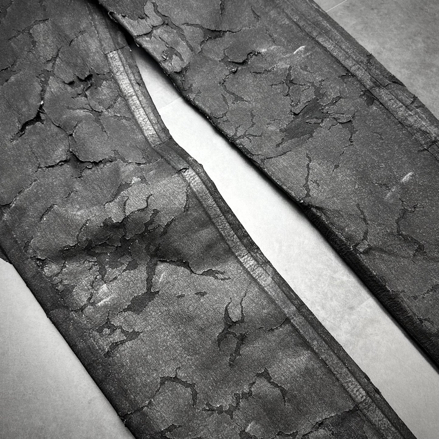 Givenchy Cracked Wax Denim