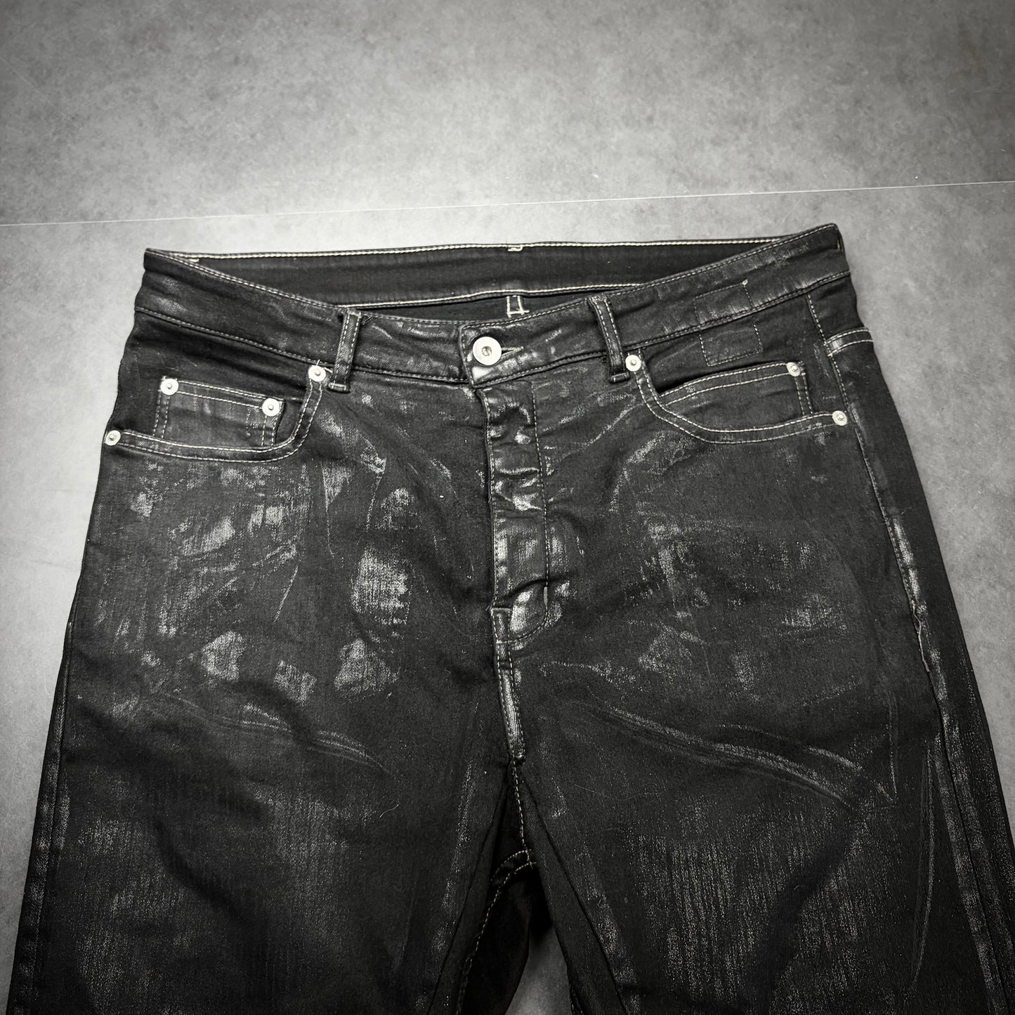 Rick Owens Waxed Detroit Cut