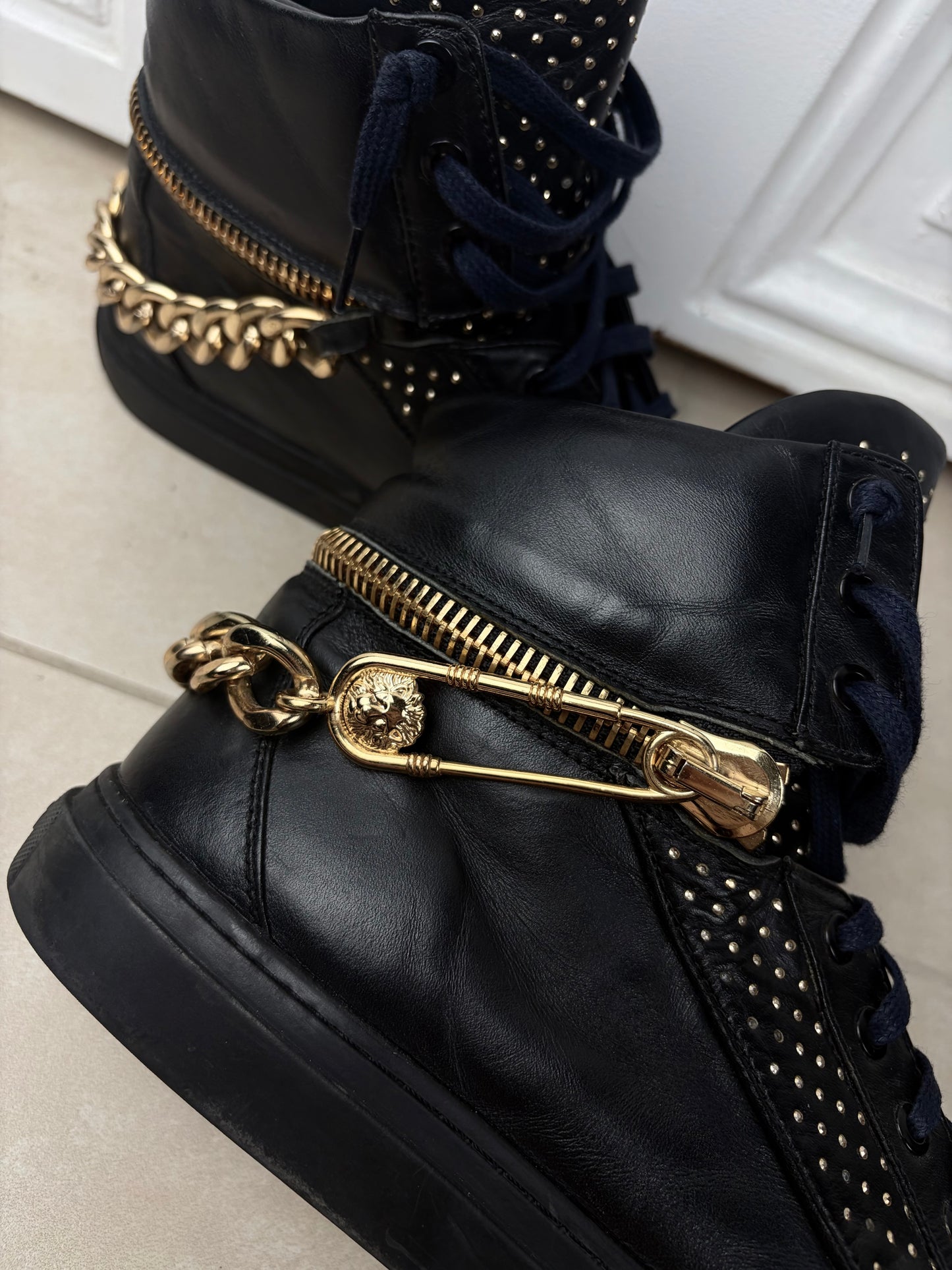 Versace Gold Chain Sneaker