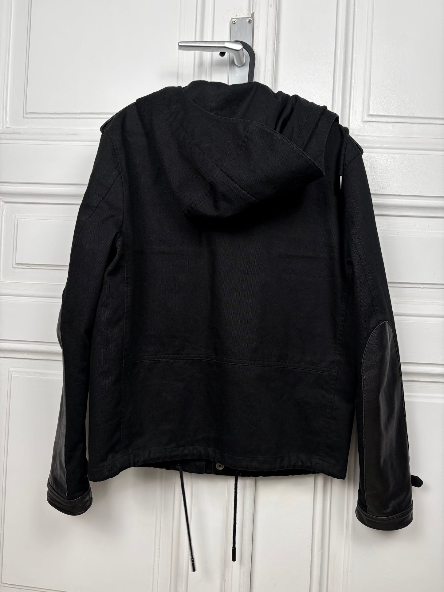 Saint Laurent Cropped Leather Panel Parka(preis)