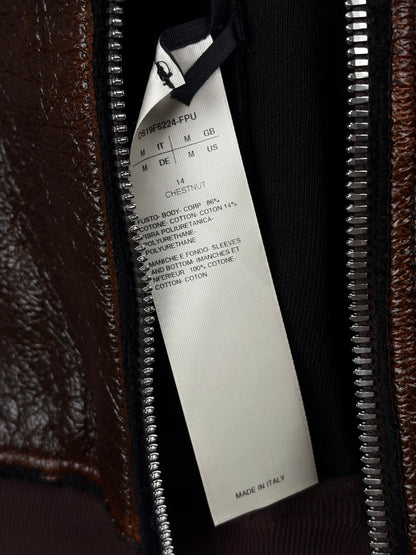 Rick Owens Cropped Zip Hoodie