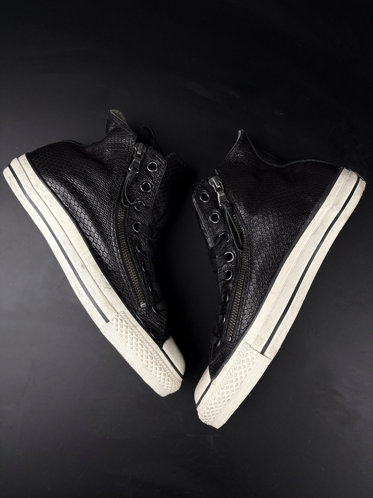 John Vervatos Snakeskin Sneaker