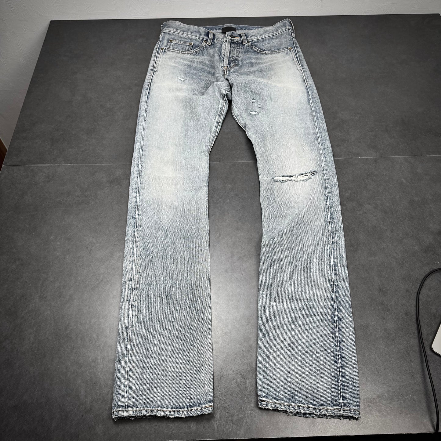 Saint Laurent Distressed D18 Denim