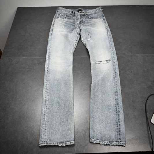 Saint Laurent Distressed D18 Denim
