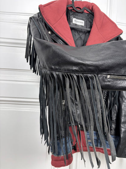 Balenciaga Multilayer Leather Jacket