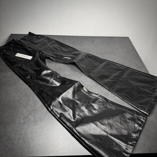 Rick owens „detroit cut“ leather/wax look bolan sample