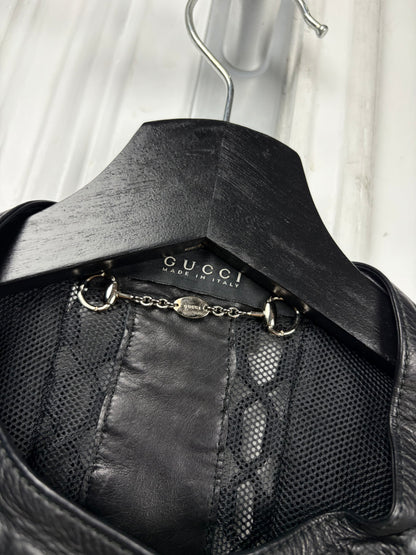 Gucci SS10 Braided leather jacket