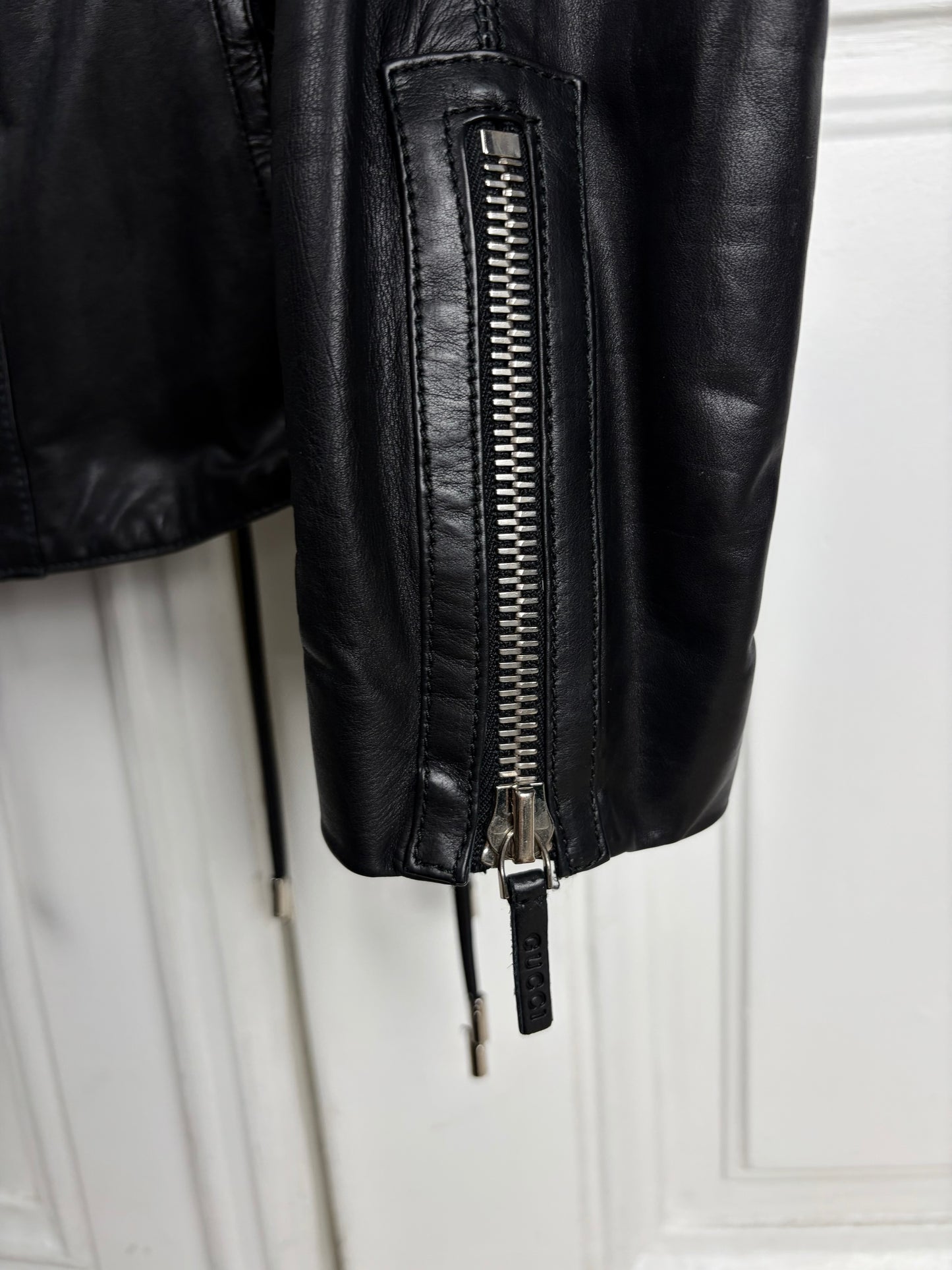 Gucci SS10 Braided leather jacket