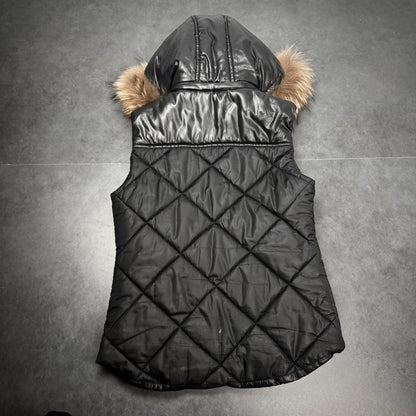 Philipp plein waxed puffer vest
