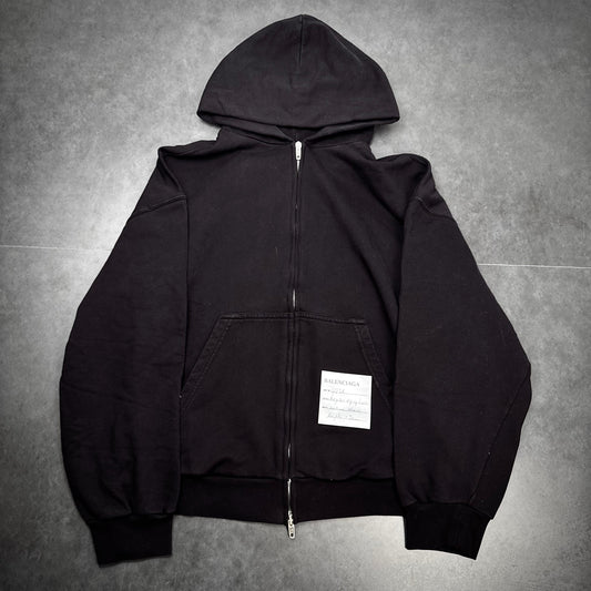 Balenciaga sticker zip hoodie sample