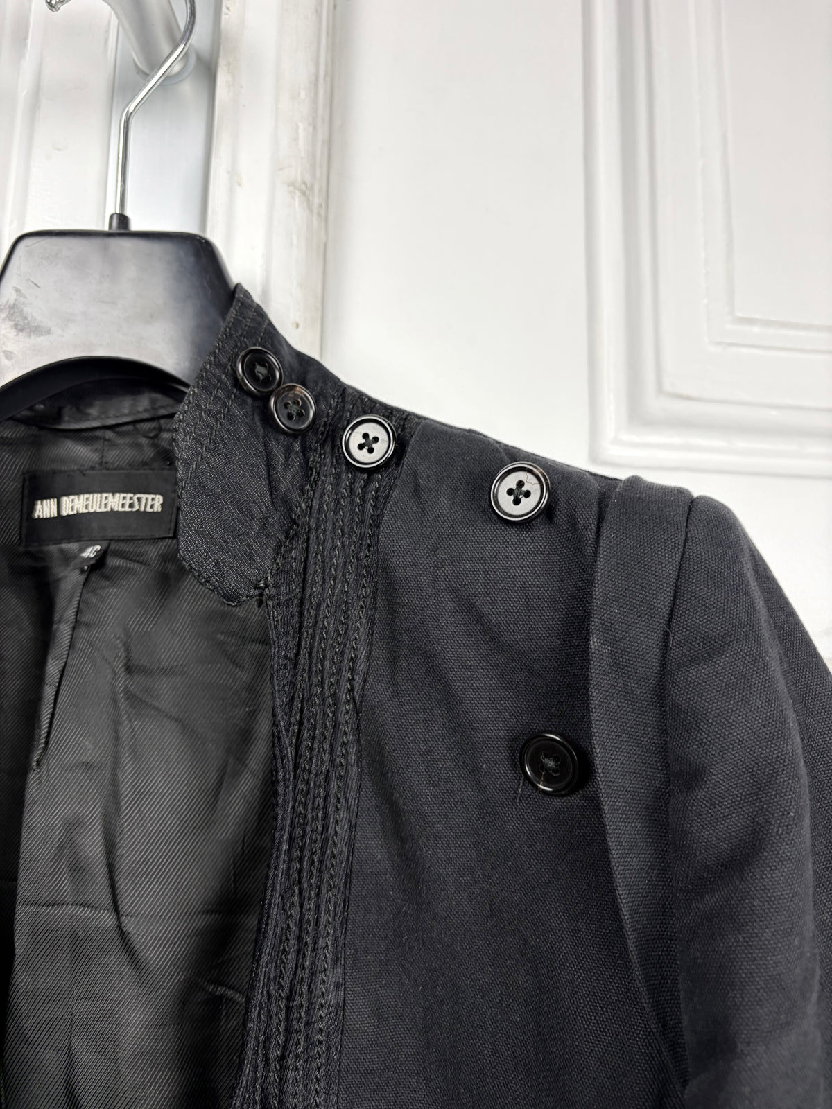 Ann Demeulemeester SS11 Canvas Fencing Jacket