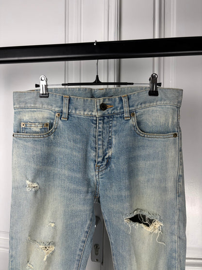 Saint Laurent 2016 Crash Denim