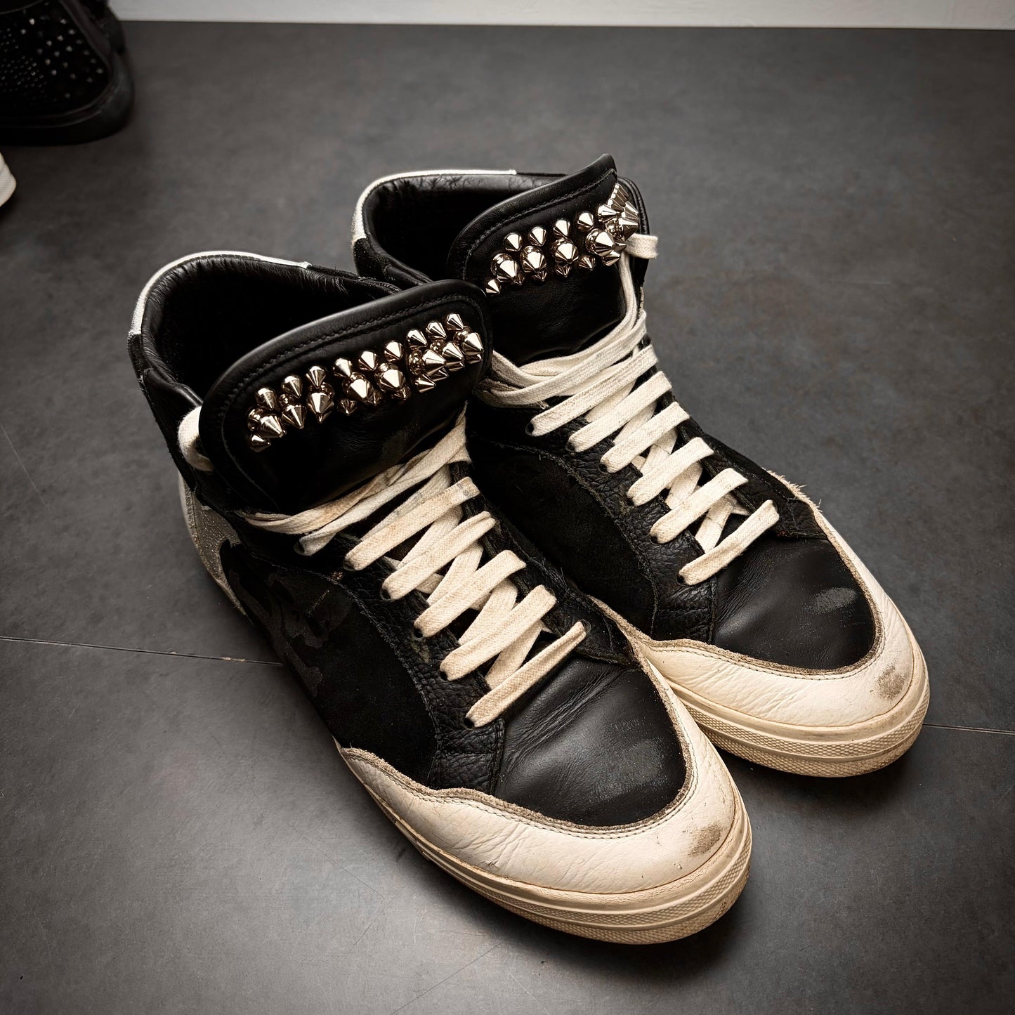 Philipp plein studded high top sneaker