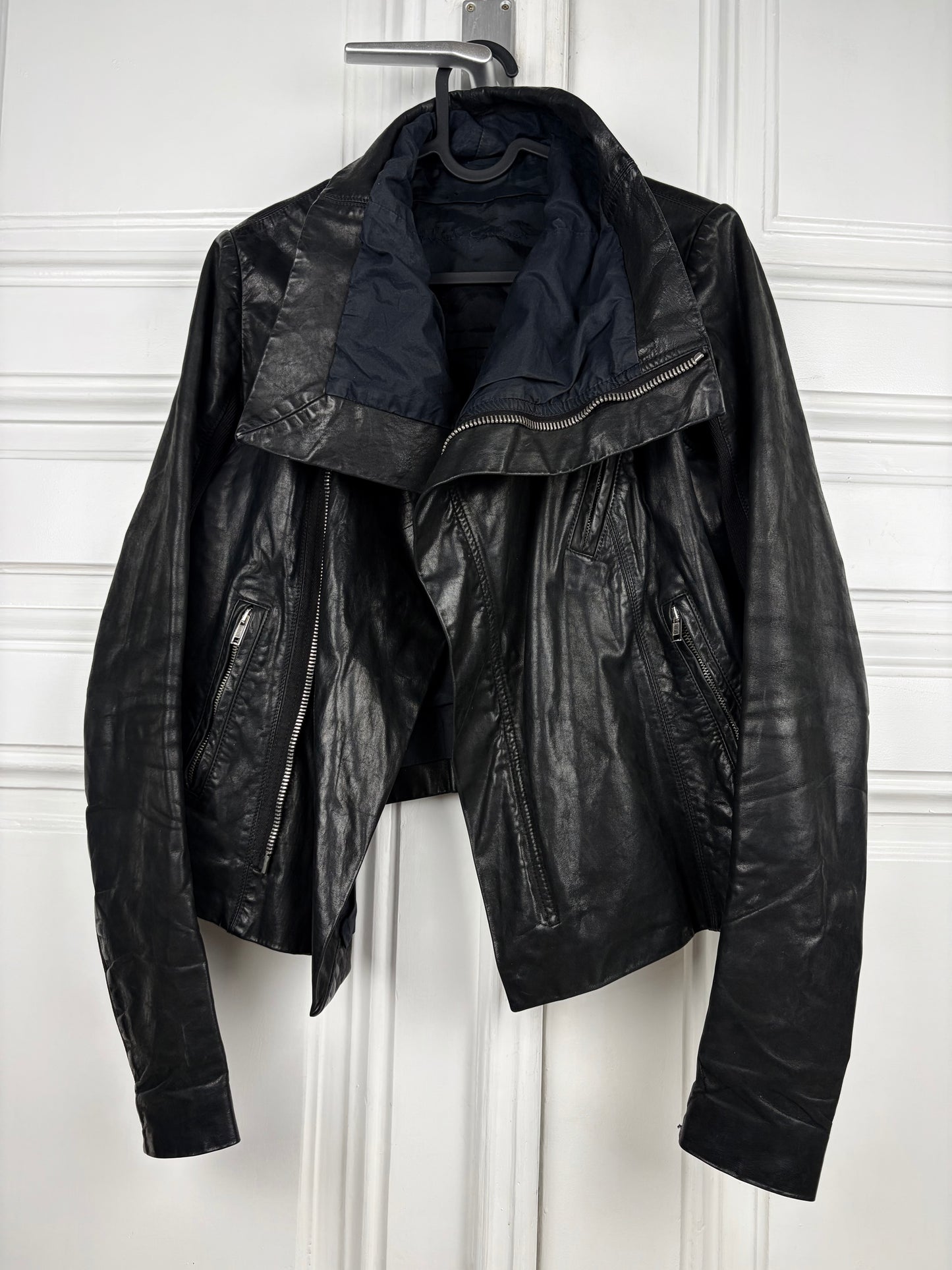 Rick Owens Olmar&Mirta Classic Biker Leather Jacket