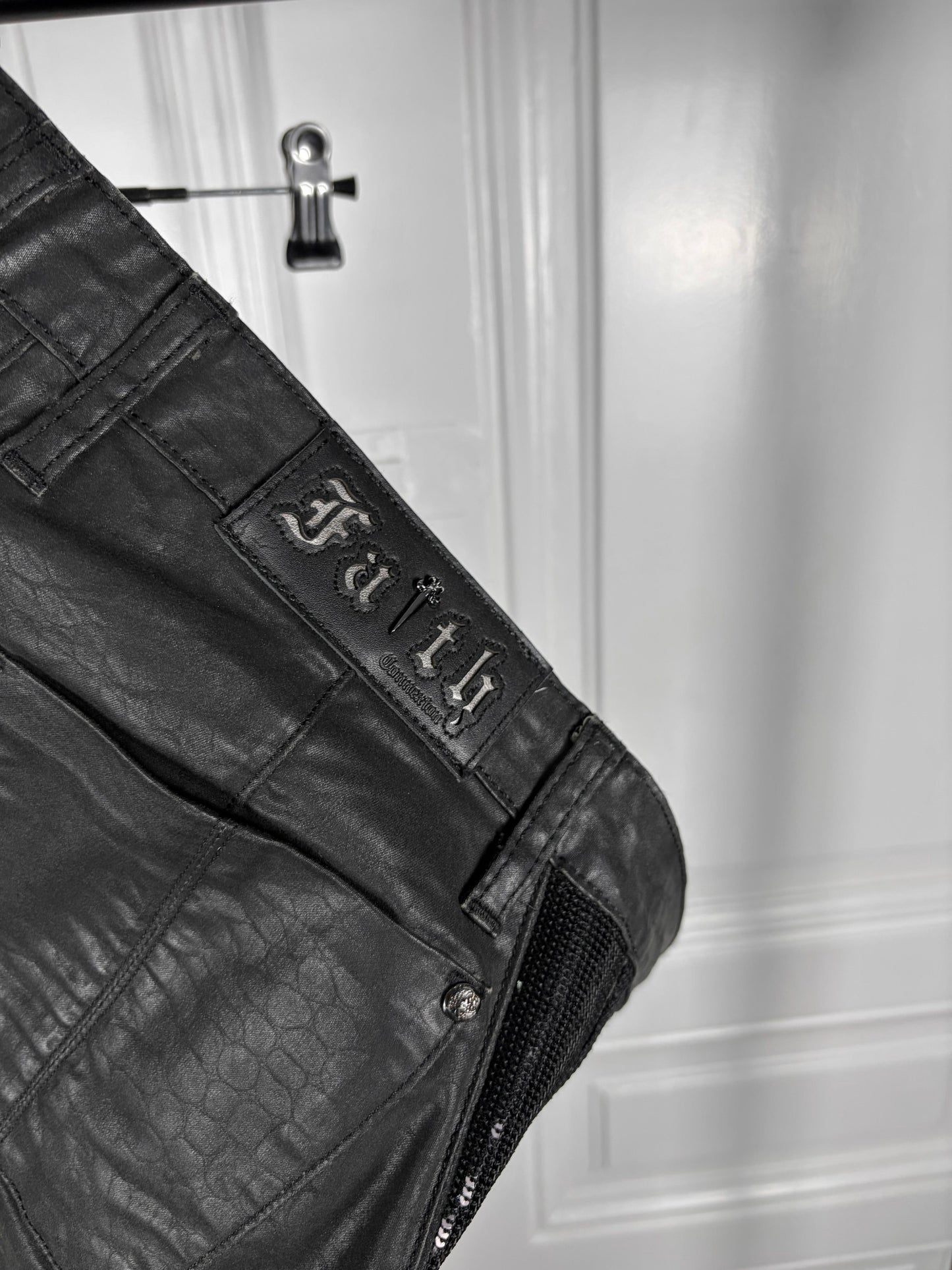 Faith connexion waxed jeans
