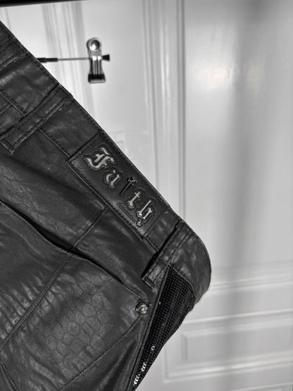 Faith connexion waxed jeans