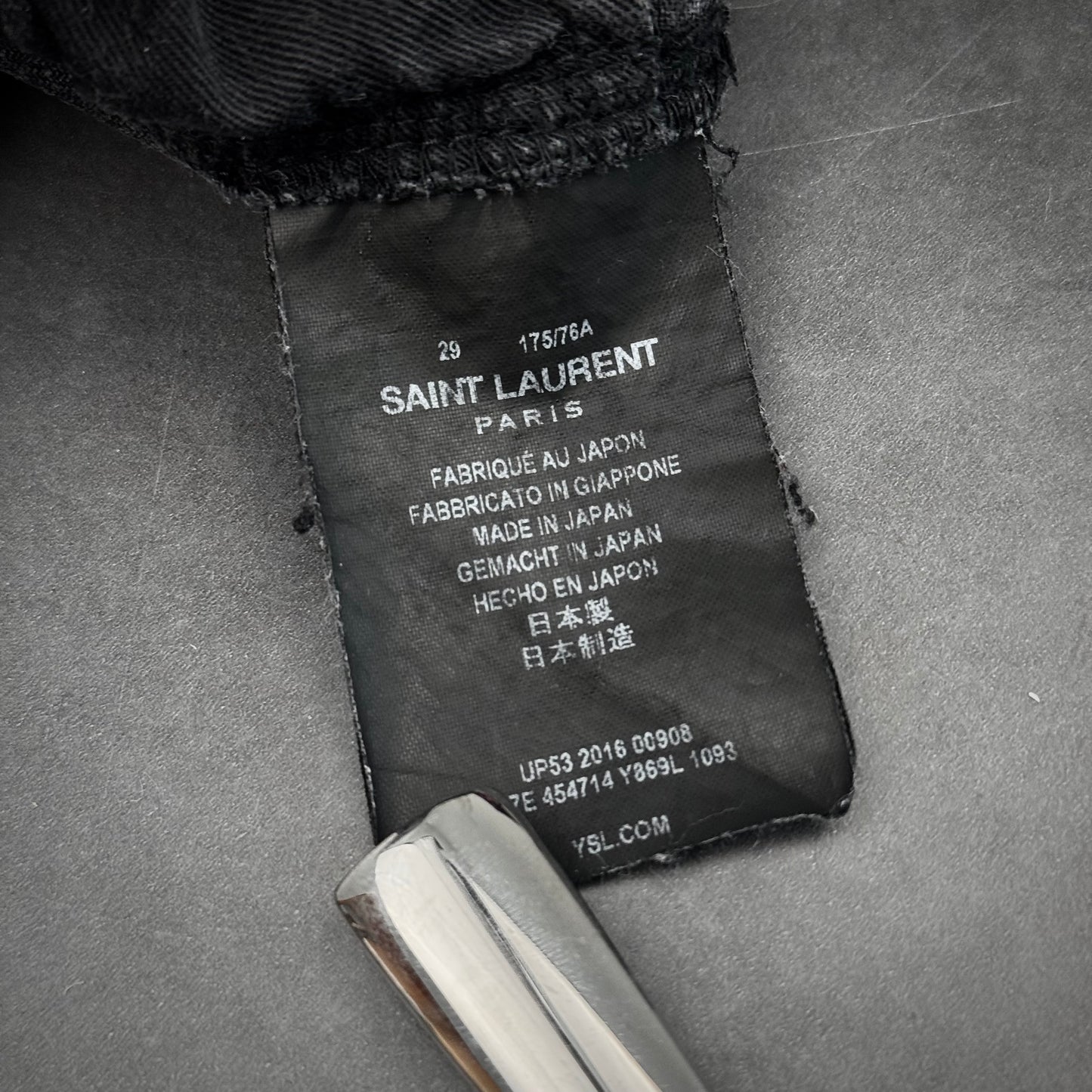 Saint Laurent 2016 Crash denim
