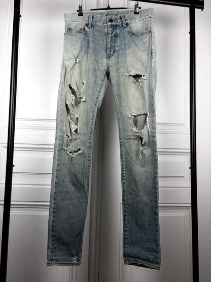 Saint Laurent Crash Denim