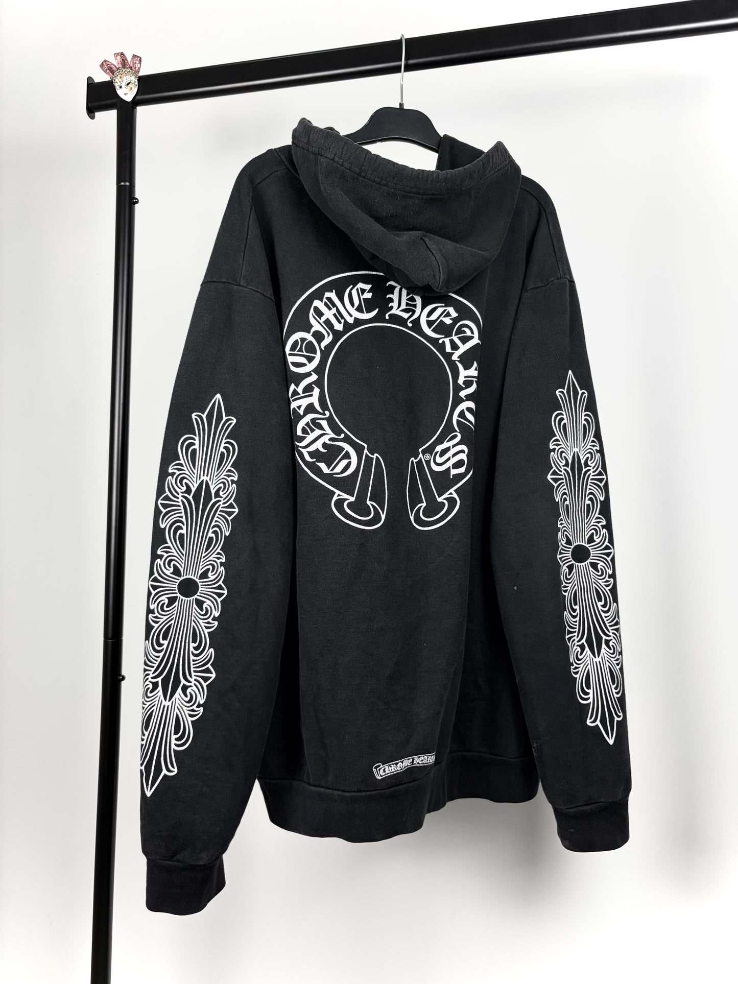 Chrome Hearts Horseshoe Floral Zip Zoodie