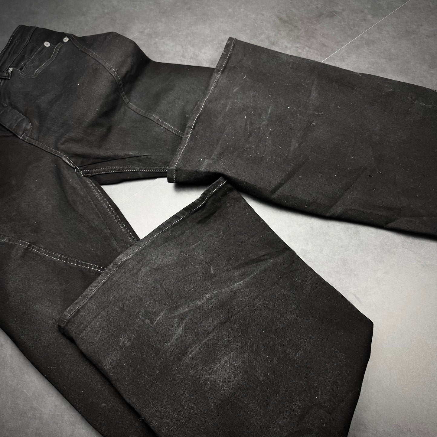 Rick Owens „Bias“ Spiral Bootcut