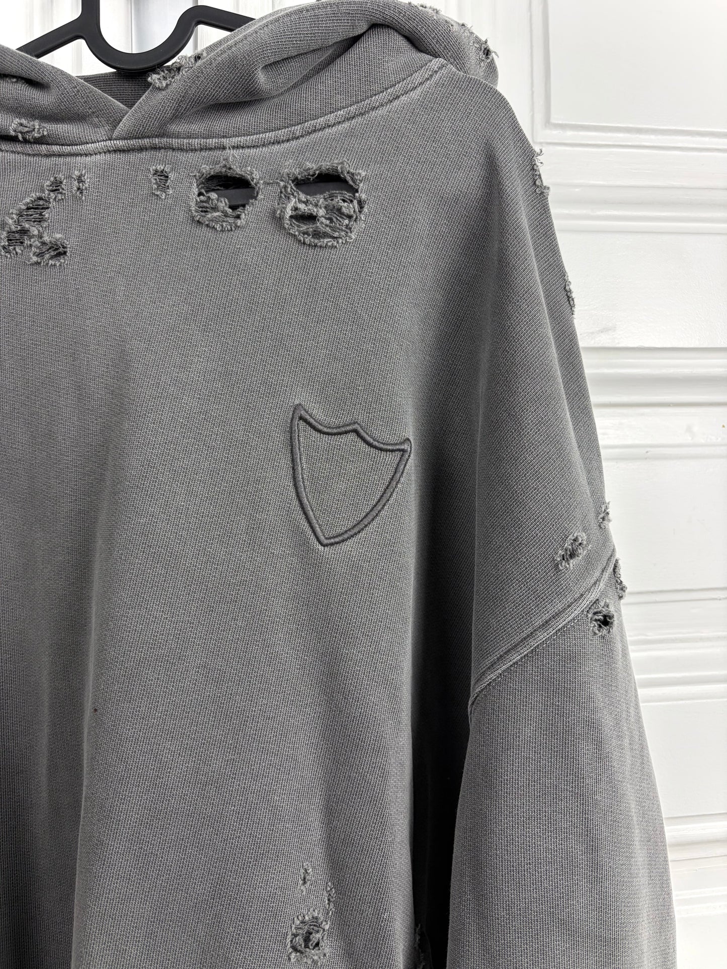 HTC Heavy Distressed Shield Hoodie