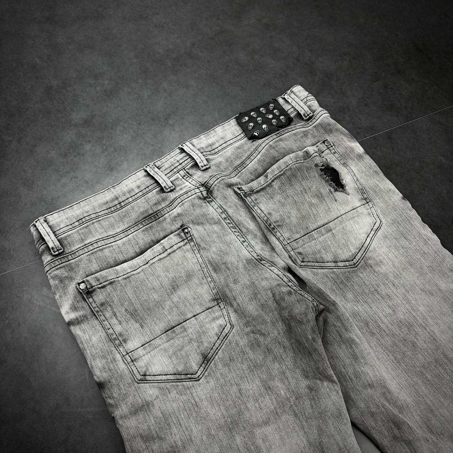 Philipp Plein Skull Crash Denim